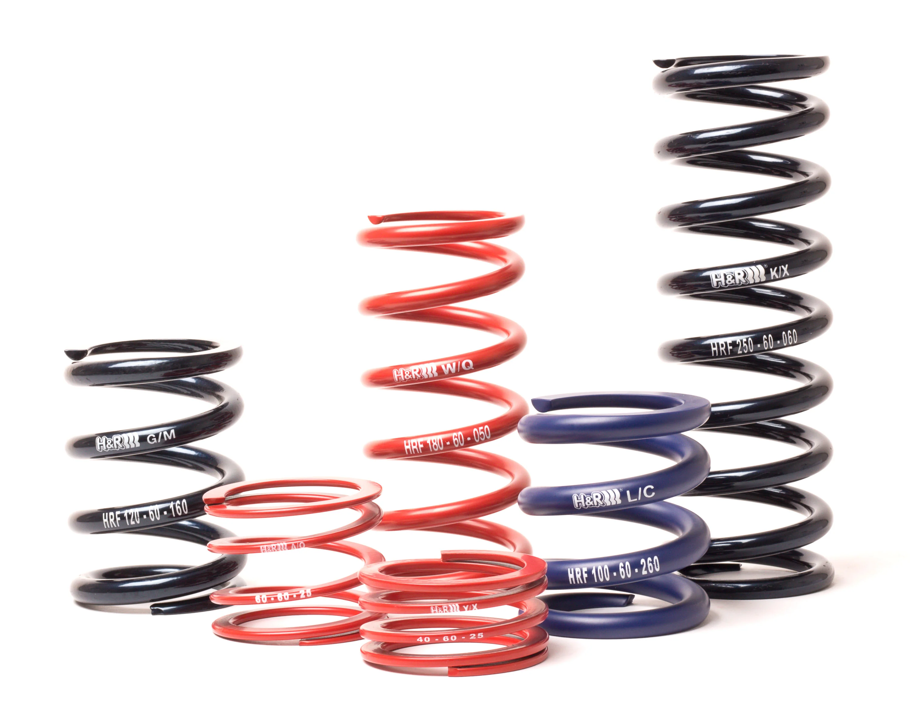 60mm ID Single Race Spring <br>Length 250mm Spring Rate 110 N/mm or 629 lbs/inch