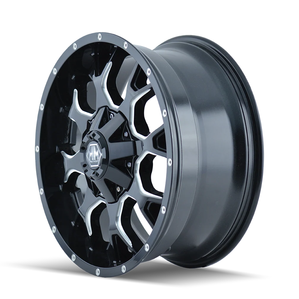 Warrior 8015 Matte Black Wheel <br> 20x10 / 6x135 BP / -25mm Offset / 106mm Hub - Image 2